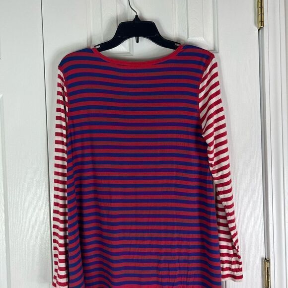 Matilda Jane Womens Colorblock Striped Blouse Size M - Picture 2 of 3